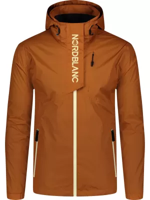Pánská outdoorová bunda NORDBLANC PIONEER NBSJM8188 HNĚDÁ