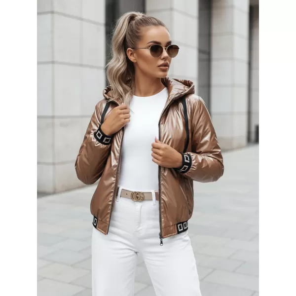  Dámská bunda DSTREET BOMBESS BÉŽOVÁ 
