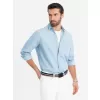 Pánská košile OMBRE OM-SHDS-0181 LIGHT BLUE