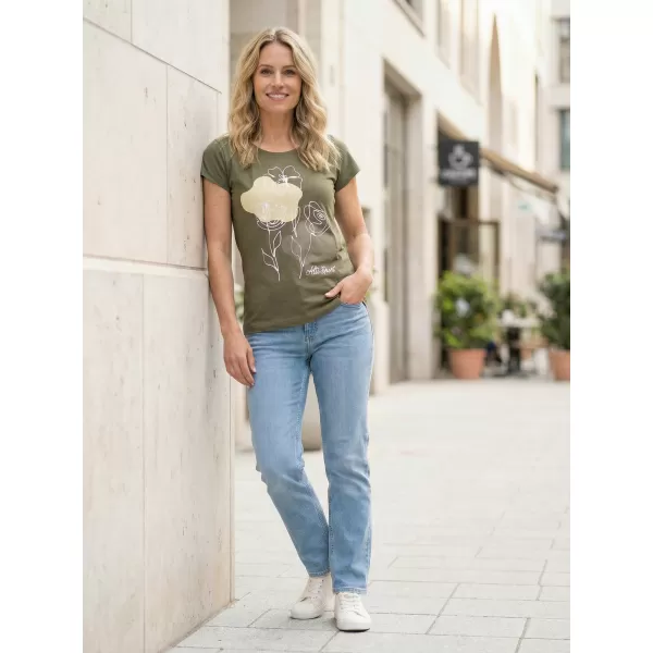 Dámské tričko ALTISPORT ALW189122 KHAKI 
