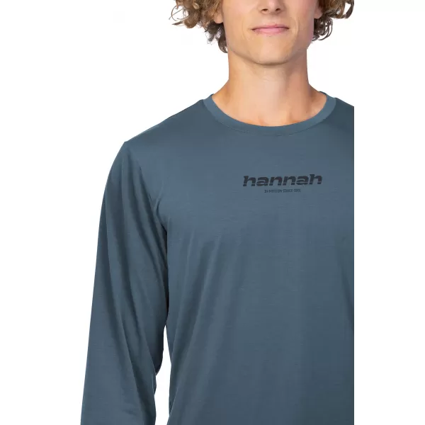  Pánské triko HANNAH BINE L/S ANTHRACITE 