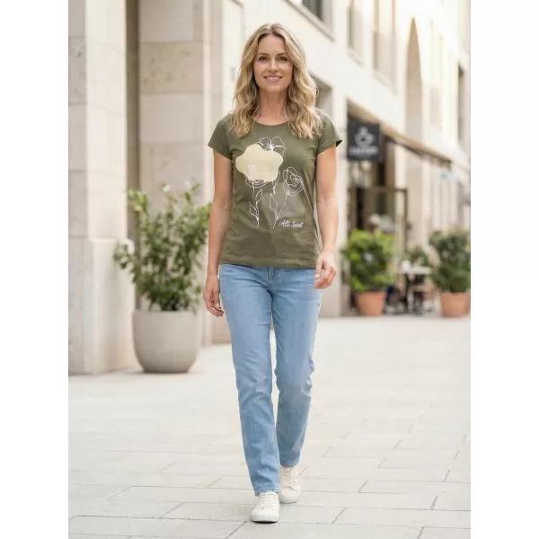  Dámské tričko ALTISPORT ALW189122 KHAKI 