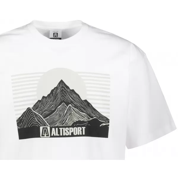  Pánské tričko ALTISPORT ALM188812 BÍLÁ 