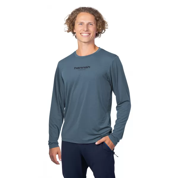  Pánské triko HANNAH BINE L/S ANTHRACITE 