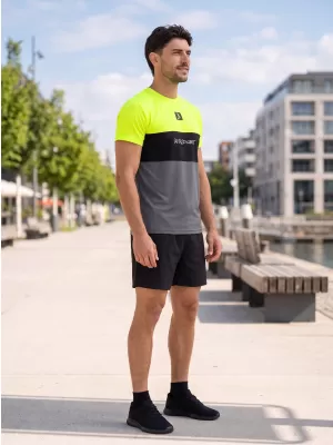 Pánské funkční triko premium plus ALTISPORT VOJ/ALM051TR02 NEON-YELLOW
