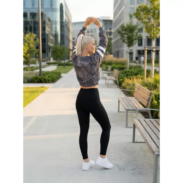  Dámská funkční cropped mikina premium ALTISPORT VOJ/ALW096MI08 ŠEDÁ 