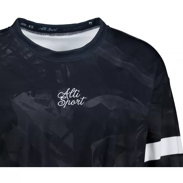  Dámská funkční cropped mikina premium ALTISPORT VOJ/ALW096MI08 ČERNÁ 