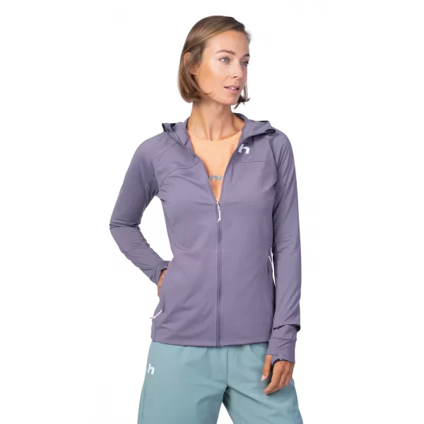  Dámská mikina HANNAH ELI HOODY GRAY RIDGE MEL 