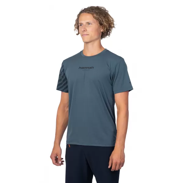  Pánské triko HANNAH BINE ANTHRACITE (STRIPE) 