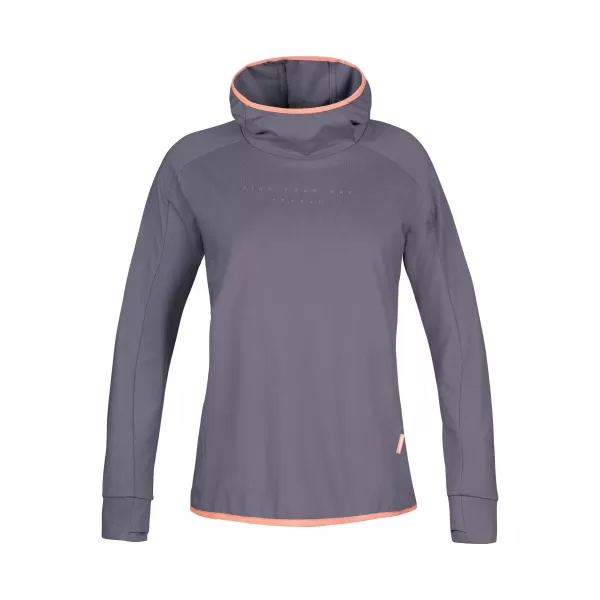  Dámská mikina HANNAH NYMA HOODY GRAY RIDGE MEL 