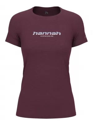 Dámské triko HANNAH CORDY RED MAHOGANY