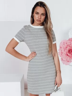 Dámské šaty DSTREET FITLINES BÍLÁ