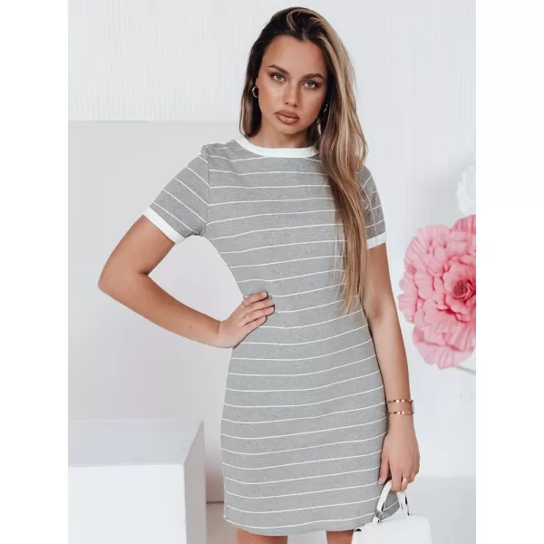  Dámské šaty DSTREET FITLINES BÍLÁ 