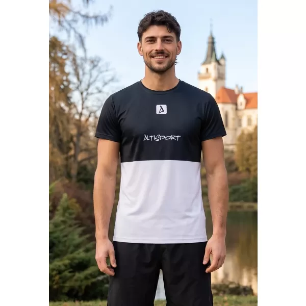  Pánské funkční triko premium plus  ALTISPORT VOJ/ALM051TR02 ČERNÁ 