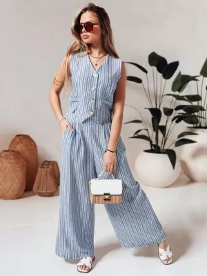 Dámské kalhoty DSTREET MODERESS MODRÁ