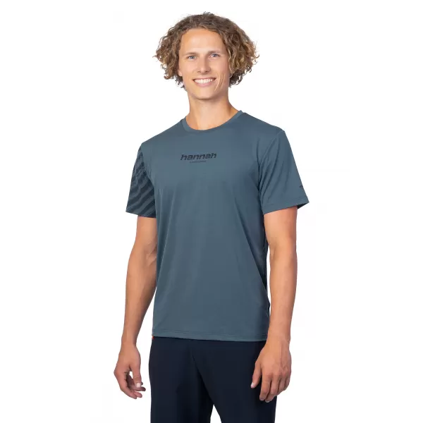  Pánské triko HANNAH BINE ANTHRACITE (STRIPE) 