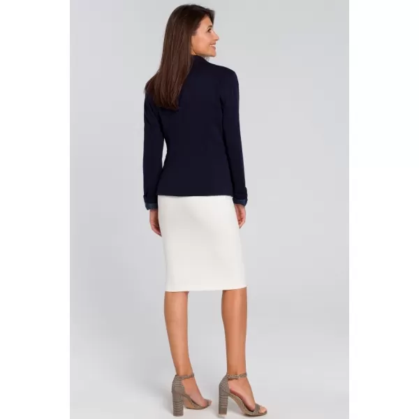  Dámské sako STYLOVE S154 NAVY BLUE 