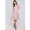 Dámské šaty MAKOVER K028 CREPE PINK