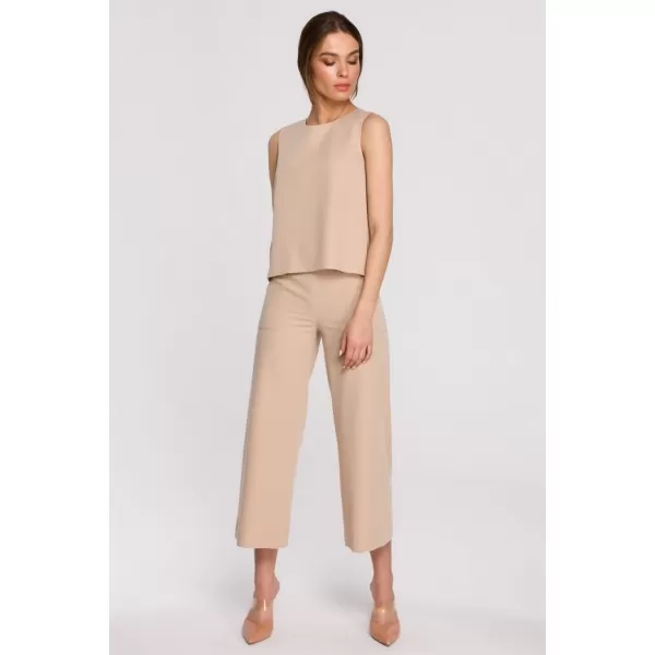  Dámská halenka STYLOVE S257 BEIGE 