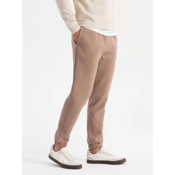  Pánské tepláky OMBRE OU-PSBC-0100 BROWN 