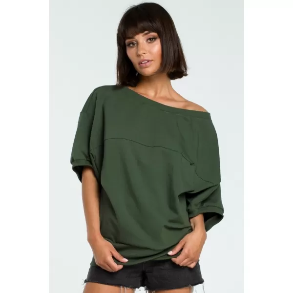  Dámská halenka BEWEAR B079 MILITARY GREEN 
