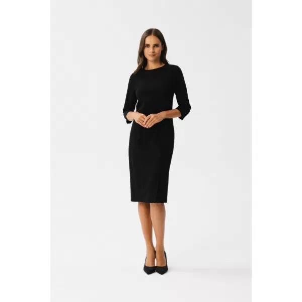  Dámské šaty STYLOVE S350 BLACK 