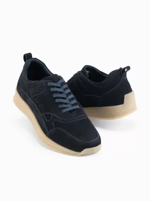 Pánské boty OMBRE OM-FOSL-0205 NAVY BLUE