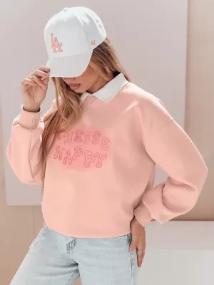 Dámská mikina DSTREET HAPIRES RŮŽOVÁ