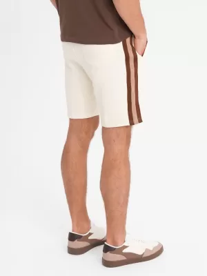 Pánské kraťasy OMBRE OM-SRSK-0156 CREAM