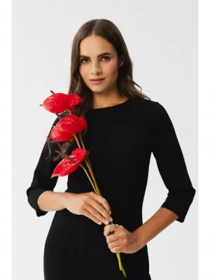 Dámské šaty STYLOVE S350 BLACK