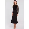 Dámská sukně MAKOVER K025 BLACK