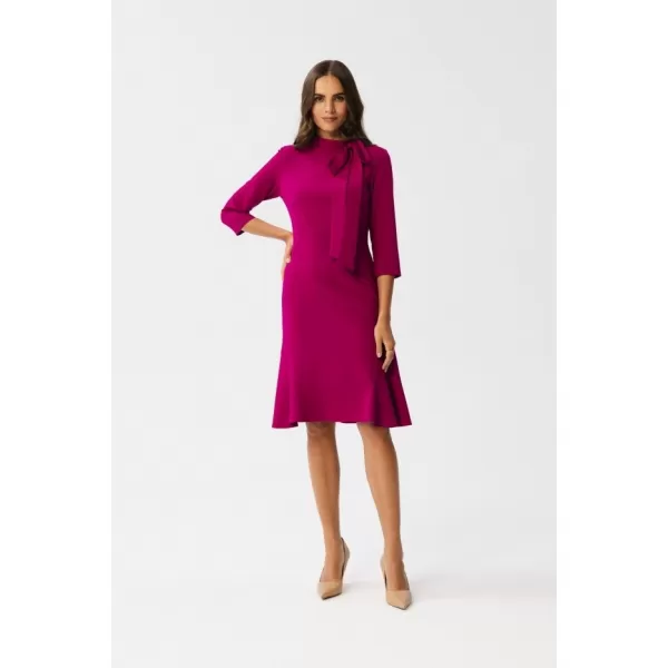  Dámské šaty STYLOVE S346 PLUM 