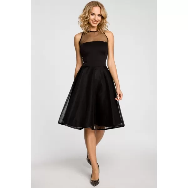  Dámské šaty MOE M148 BLACK 