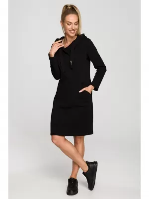 Dámské šaty MOE M695 BLACK