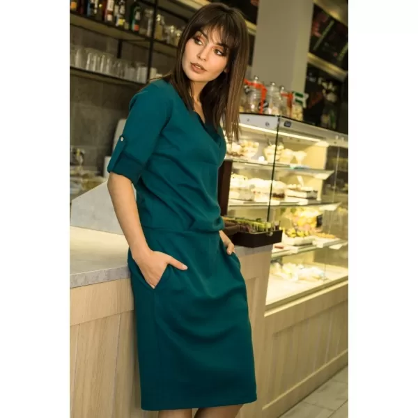  Dámské šaty BEWEAR B056 GREEN 