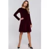 Dámské šaty MOE M566 MAROON