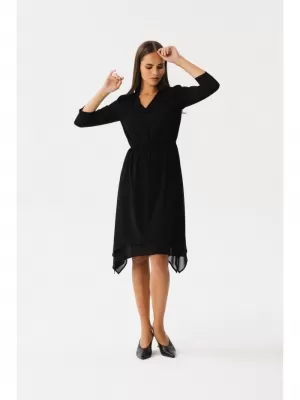 Dámské šaty STYLOVE S354 BLACK