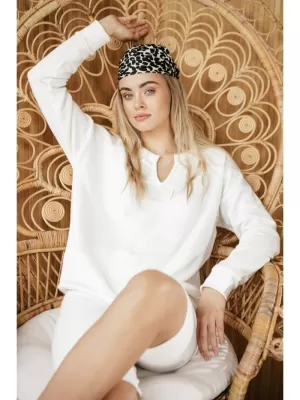 Dámská mikina BEWEAR B225 ECRU