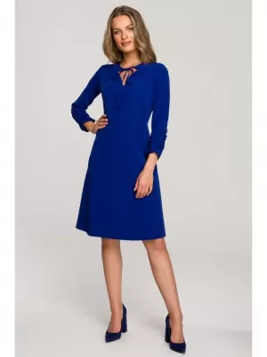 Dámské šaty STYLOVE S325 ROYAL BLUE