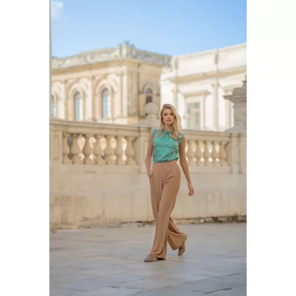  Dámské kalhoty STYLOVE S331 BEIGE 