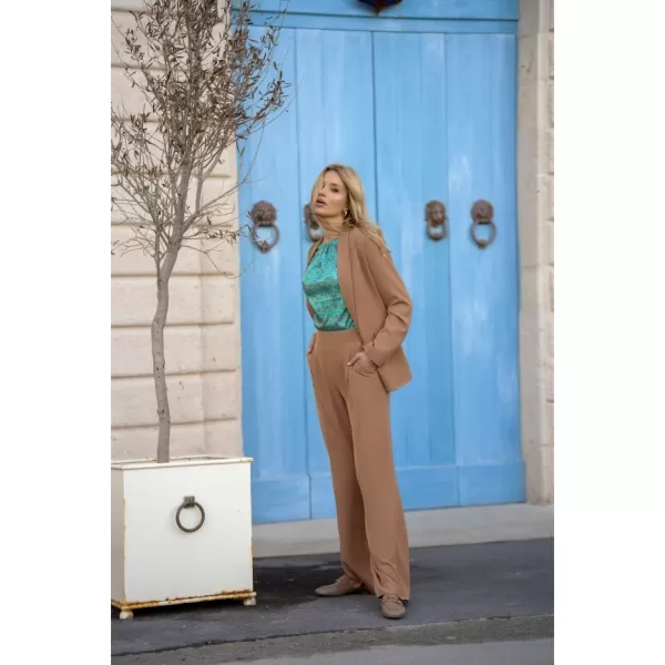  Dámské kalhoty STYLOVE S331 BEIGE 