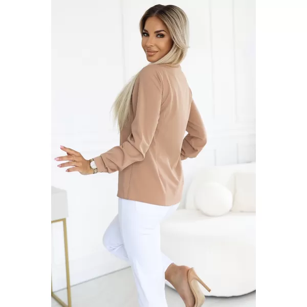  Dámská halenka NUMOCO 140-27 MOCHA MOUSSE 