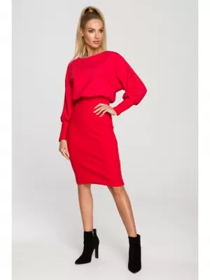 Dámské šaty MOE M690 RED