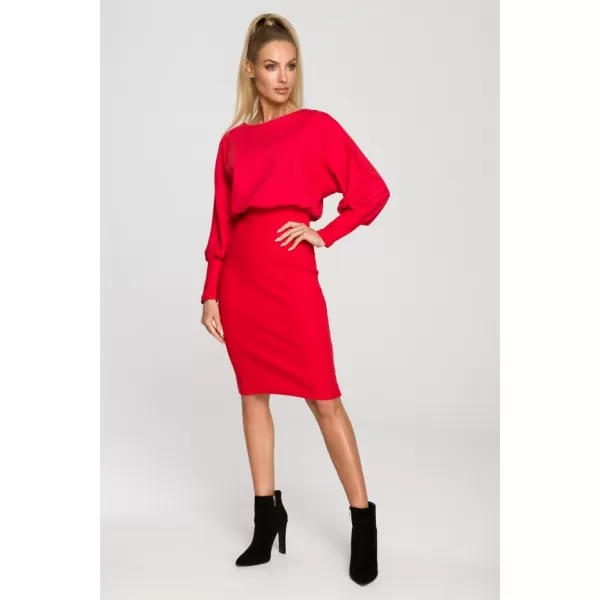  Dámské šaty MOE M690 RED 