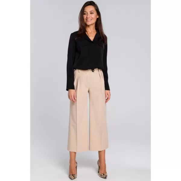  Dámské kalhoty STYLOVE S139 BEIGE 