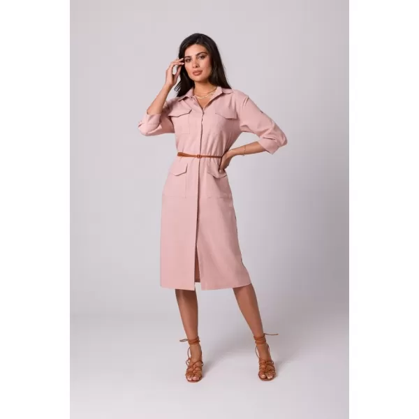  Dámské šaty BEWEAR B258 PINK 
