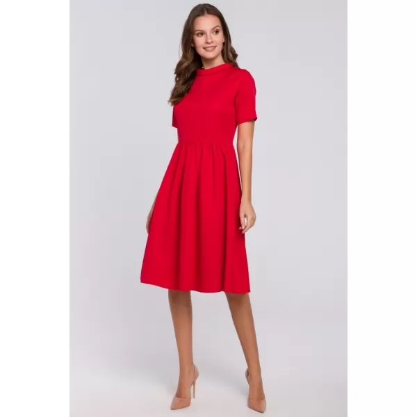  Dámské šaty MAKOVER K028 RED 