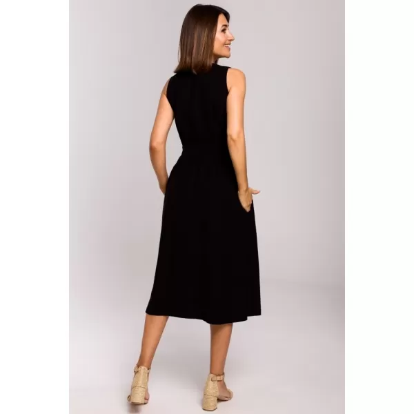  Dámské šaty STYLOVE S224 BLACK 