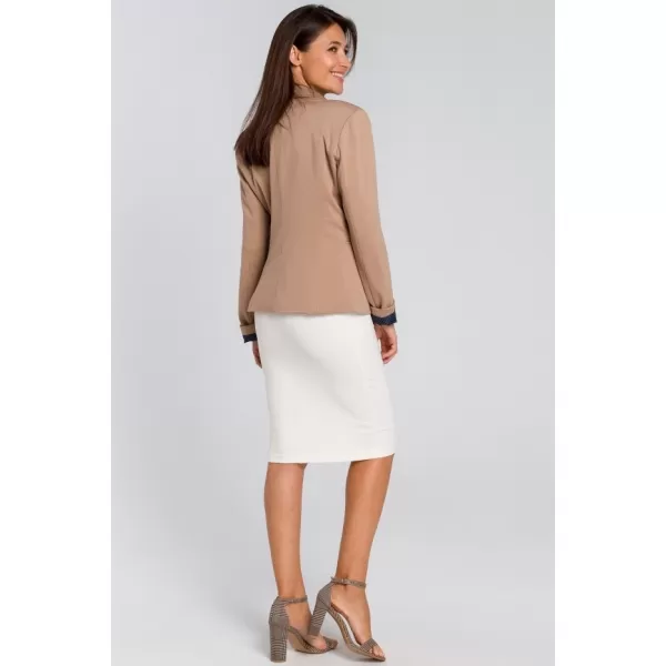  Dámské sako STYLOVE S154 BEIGE 