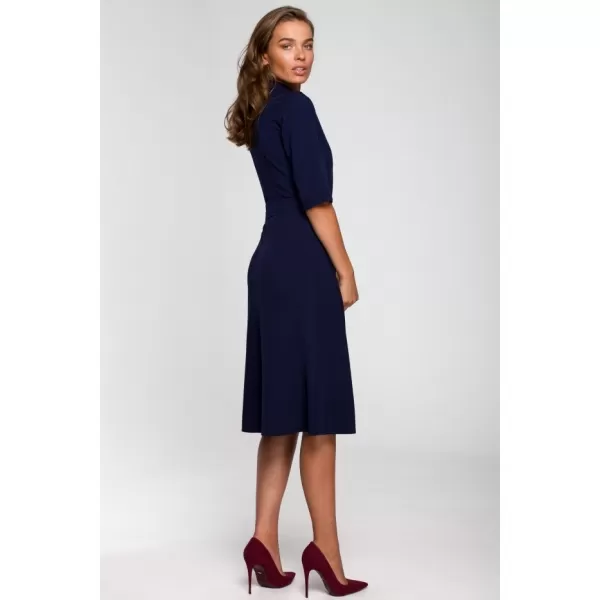  Dámské šaty STYLOVE S231 NAVY BLUE 